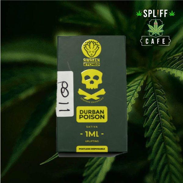 Awaken Etched 1ml Taffy Durban Poison Disposable Vape