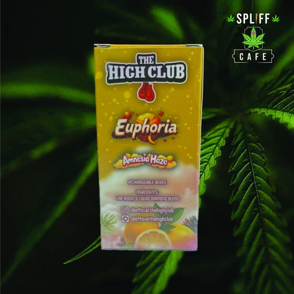 P41 DESIGN-01 The High Club Vape - Euphoria Amnesia Haze Disposable Vape