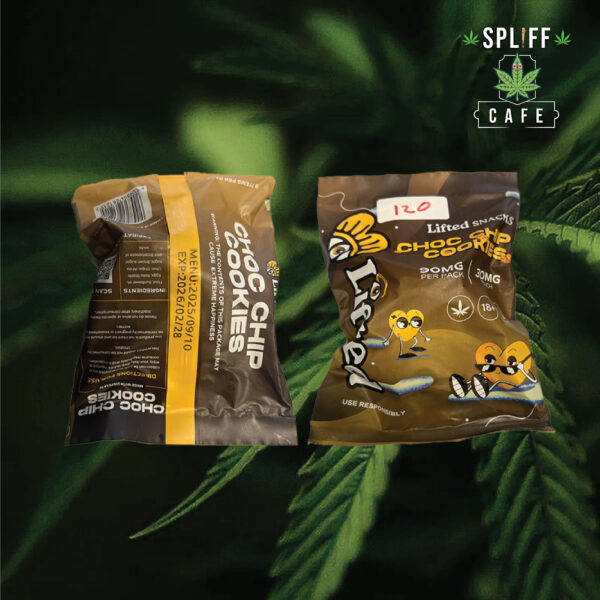 Lifted Snacks Choc Chip Cookies – 50mg