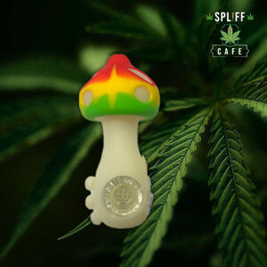Rasta Mushroom Silicone Pipe
